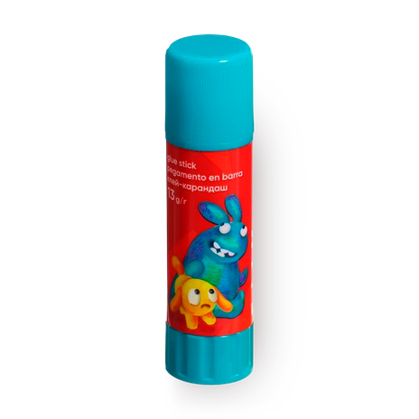 Клей-карандаш Erich Krause Easy Stick Jolly Friends цветной