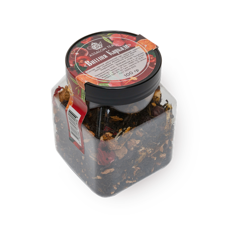 Чай чёрный фруктовый Assalom tea Вишня каркаде