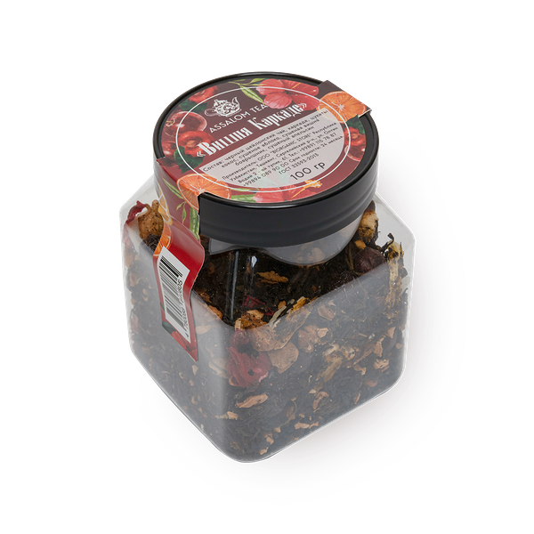 Чай чёрный фруктовый Assalom tea Вишня каркаде