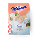 Manner crispy waffles filled with coconut cream