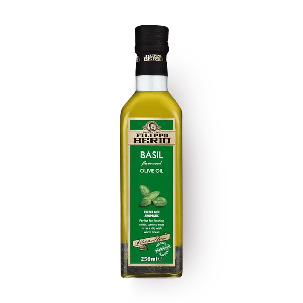 Масло оливковое Basil Filippo Berio с базиликом