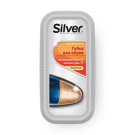 Губка для обуви Silver Express бесцветный
