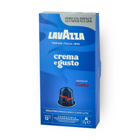 Lavazza Crema Gusto Rico coffee capsules strength grade 12