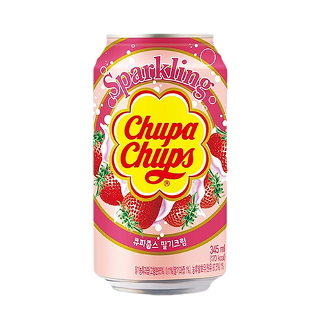 Напиток Chupa Chups клубника со сливками газированный