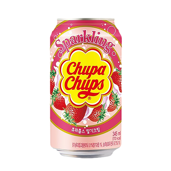 Напиток Chupa Chups клубника со сливками газированный