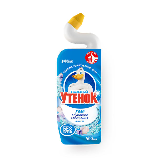 Чистящее средство «Туалетный утёнок» для унитаза Морской