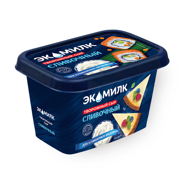 Сыр творожный «Экомилк» 60%
