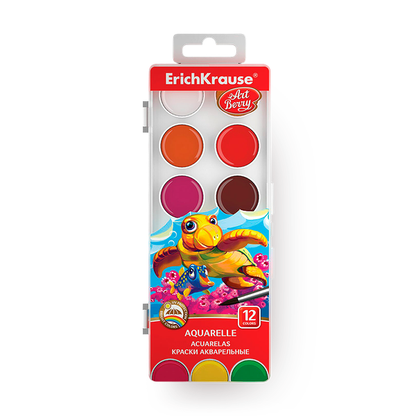 Краски Erich Krause Art Berry 12 цветов