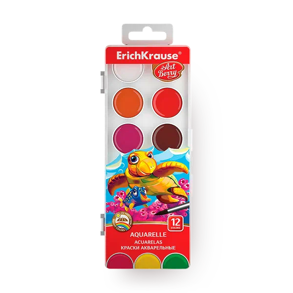 Краски Erich Krause Art Berry 12 цветов