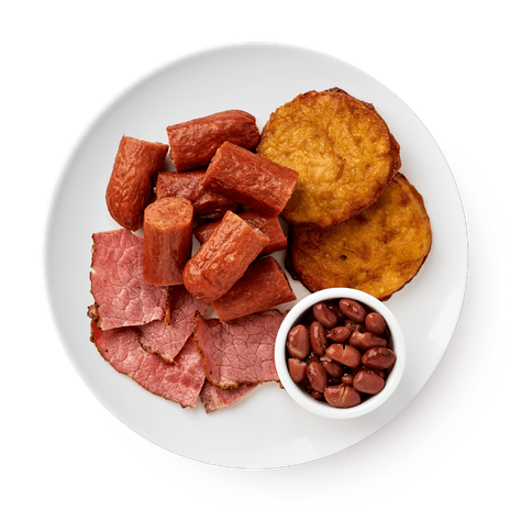 Английский завтрак с драниками «Из Лавки»