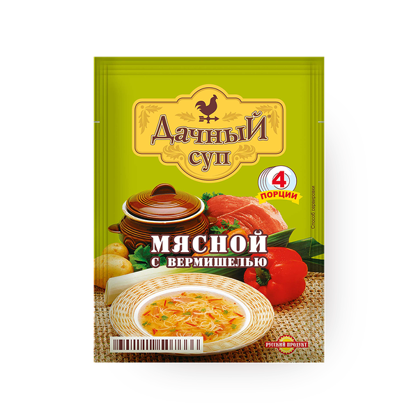 Суп Дачный Мясной с вермишелью