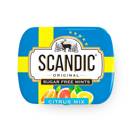 Конфеты Scandic Цитрусовый микс без сахара