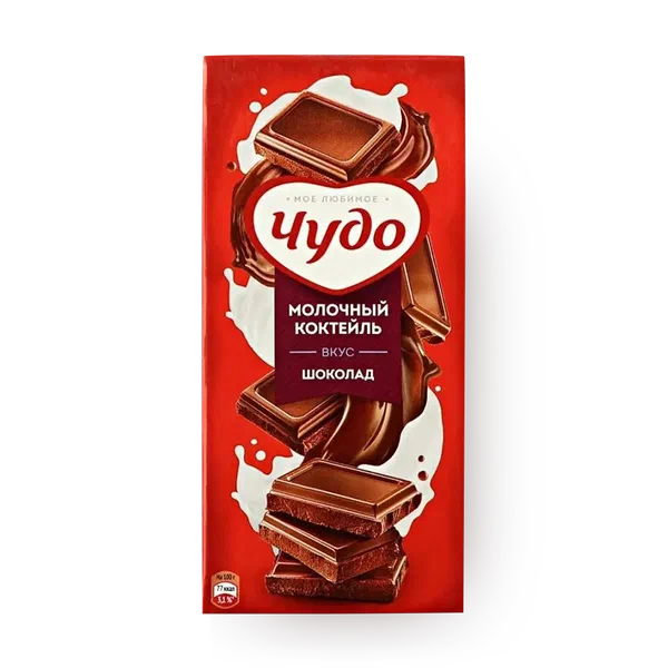 Коктейль молочный «Чудо» шоколад 2% стерилизованный
