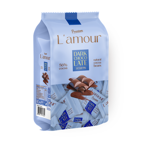 Шоколадные конфеты L'amour Premium молочный с жировой начинкой
