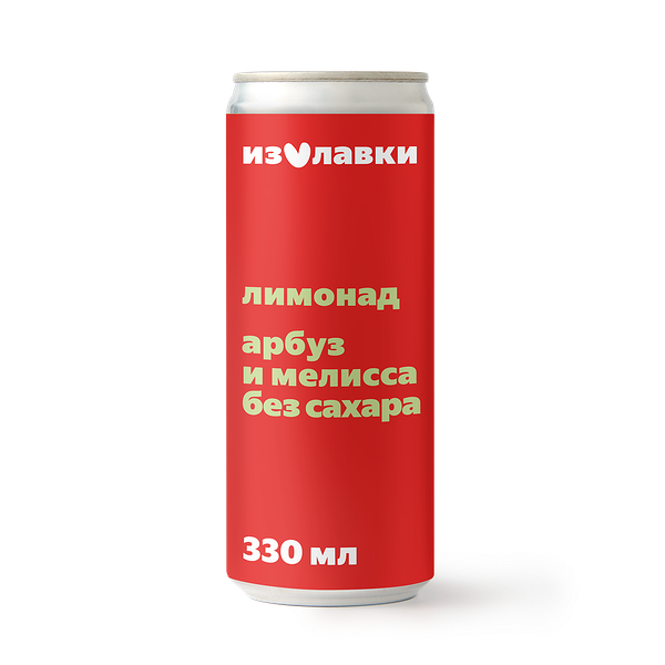 Лимонад с пребиотиком «Из Лавки» арбуз-мелисса