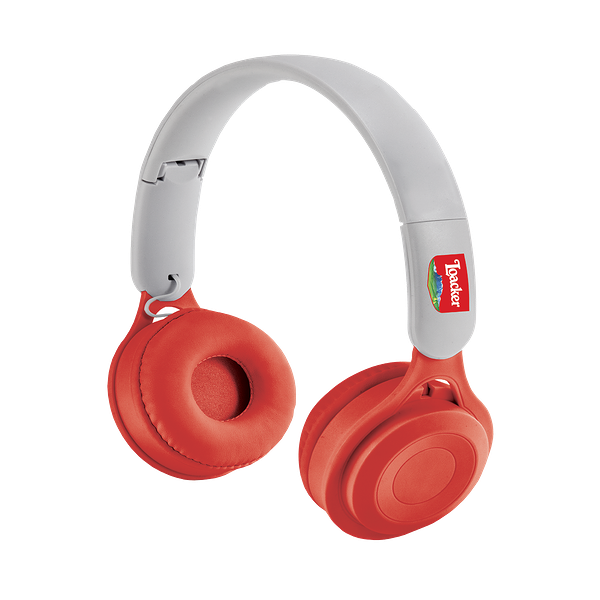 Red Loacker headphones