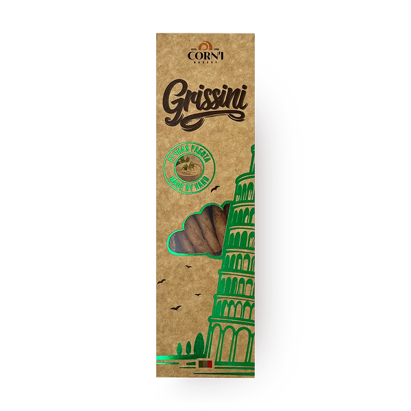 Гриссини Corni со вкусом сметана и лук
