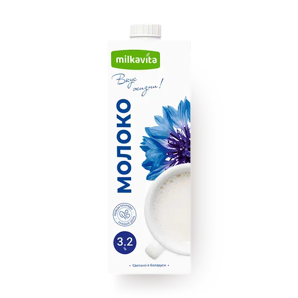 Молоко 3,2% Milkavita ультрапастеризованное