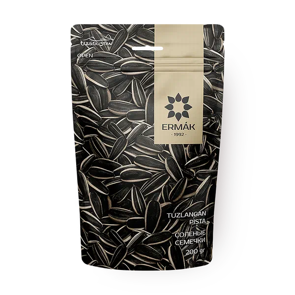 Семечки полосатые солёные Ermak