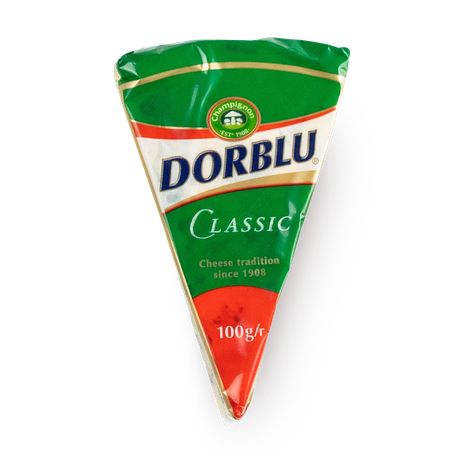 Сыр с голубой плесенью Dorblu Сlassic 50%, 100 г — купить с доставкой ...