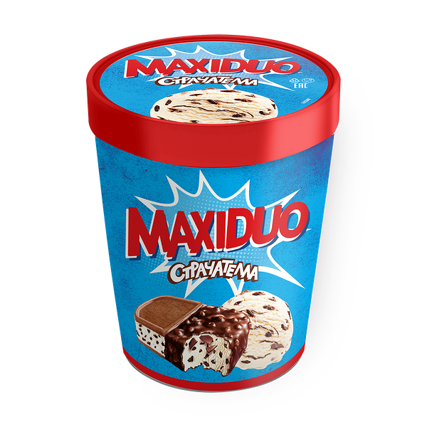 Мороженое Maxiduo страчателла