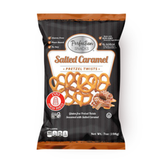 Salted caramel-flavored pretzel