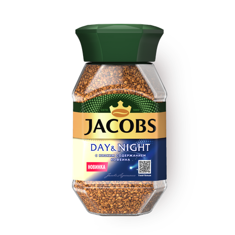 Кофе растворимый Day&Night Jacobs с низким содержанием кофеина