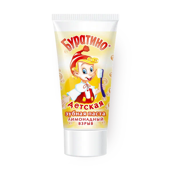 Зубная паста детская «Весна» Буратино лимонадный взрыв