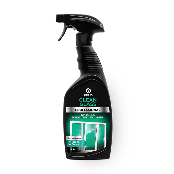 Чистящее средство Grass Clean Glass Professional для стёкол, зеркал, пластика и хрома