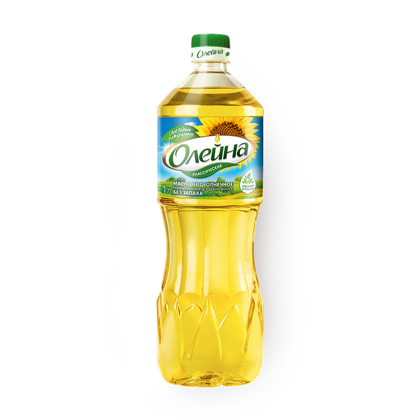 Масло подсолнечное Классическая «Олейна» рафинированное