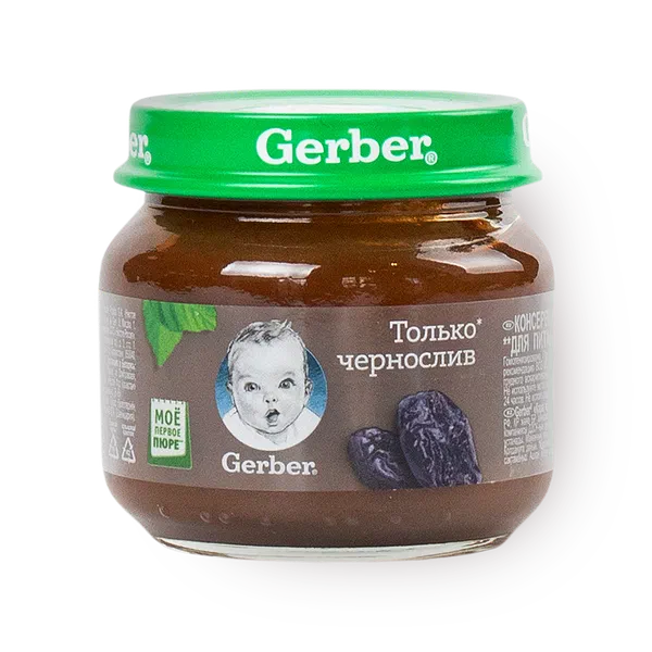 Пюре Gerber Только чернослив с 4 месяцев