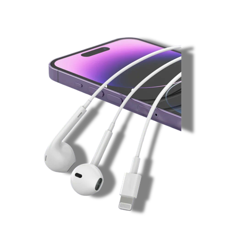 MEL310 lightning wired headphones white MIR