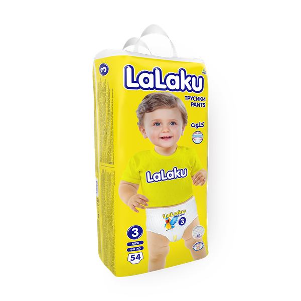 Подгузники-трусики Lalaku размер 3 4-9 кг