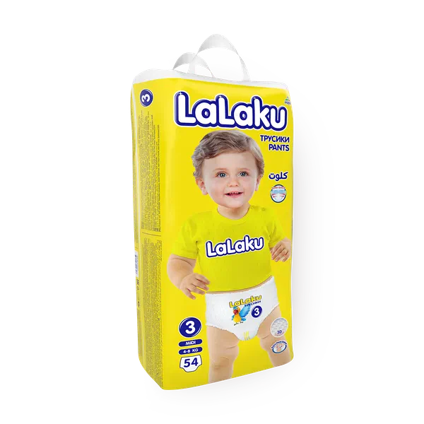 Подгузники-трусики Lalaku размер 3 4-9 кг