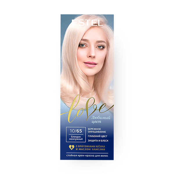 Крем-краска для волос Estel Love 10/65 жемчужный блондин
