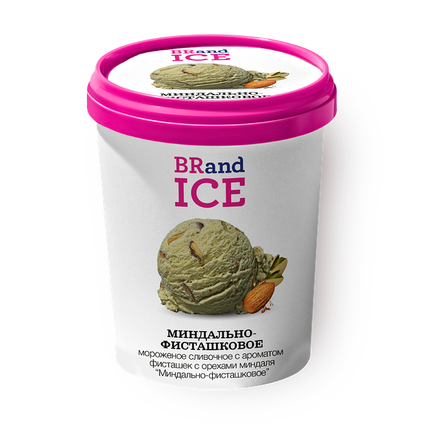 Мороженое сливочное BRand Ice миндально-фисташковое