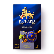 Чай чёрный Lord Grey Richard с бергамотом листовой, 90 г — купить с ...