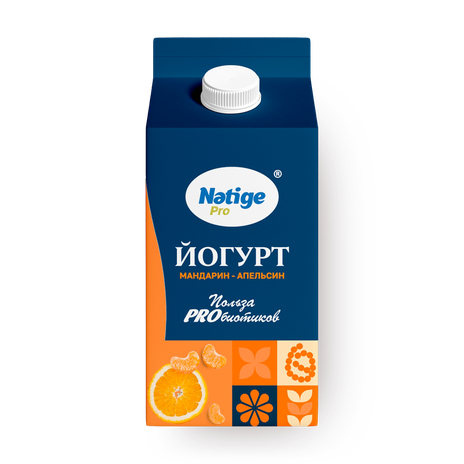 Йогурт Natige Pro мандарин-апельсин 1,5%