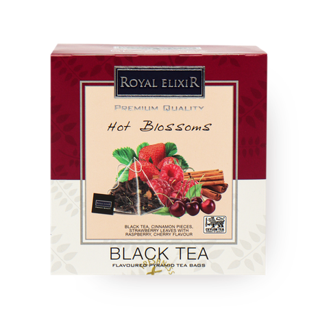 Чай чёрный Royal Elixir Hot Blossom в пирамидках