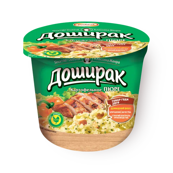 Пюре картофельное «Доширак» со вкусом курицы