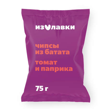 Чипсы из батата «Из Лавки» с томатом и паприкой