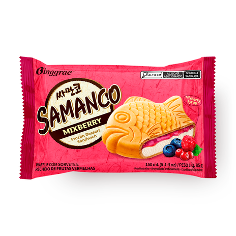 Мороженое Рыбка Binggrae с лесными ягодами