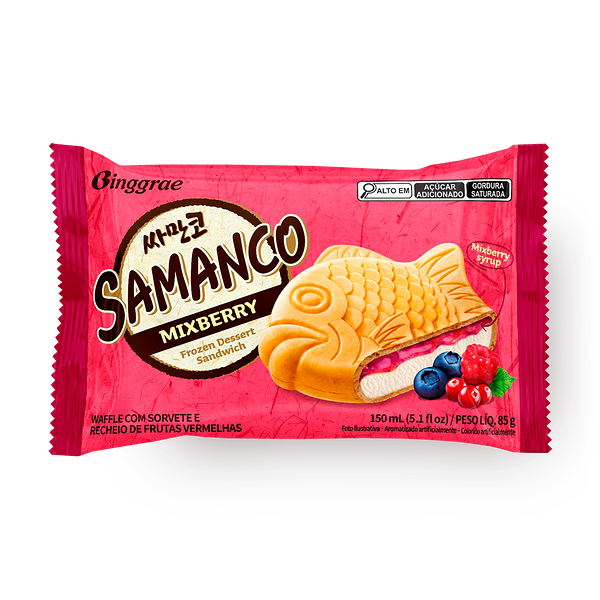 Мороженое Рыбка Binggrae с лесными ягодами