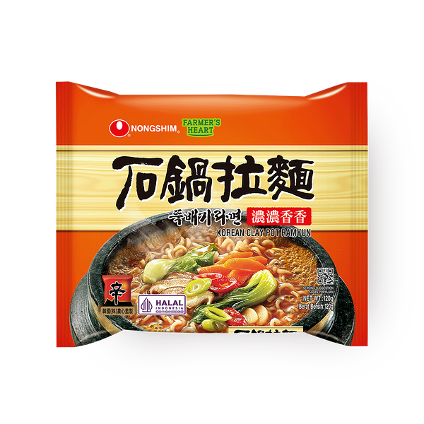 Лапша быстрого приготовления Nongshim Clay Pot со вкусом говядины