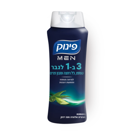 Pinuk 3 in Men's aloe vera and green tea shampoo