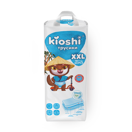 Подгузники-трусики Kioshi XXL 16+ кг