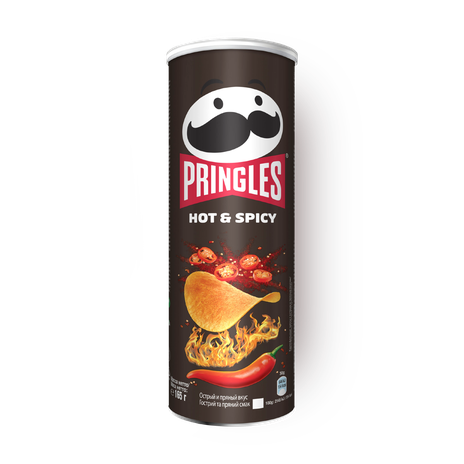 Чипсы Pringles Hot&Spicy с острым и пряным вкусом