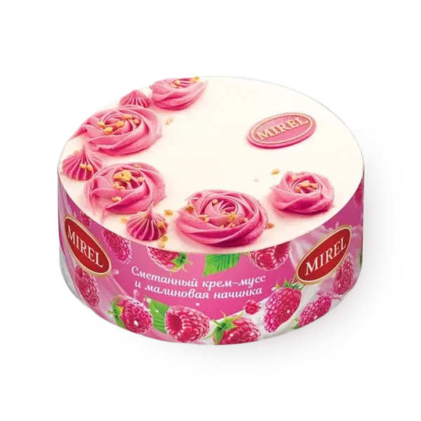 Торт Сметанник Mirel малиновый