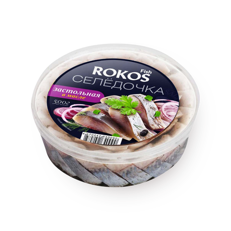 Селедочка застольная в масле «Rokos fish»