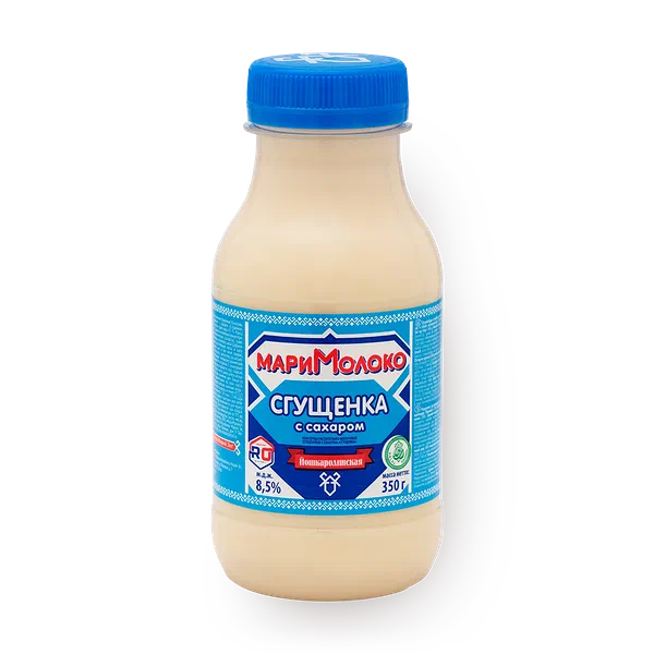 Молоко сгущённое с сахаром «Мари молоко»